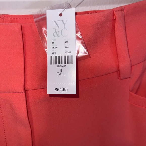 NY&C Pink Dress Pants NWT - Picture 4 of 9